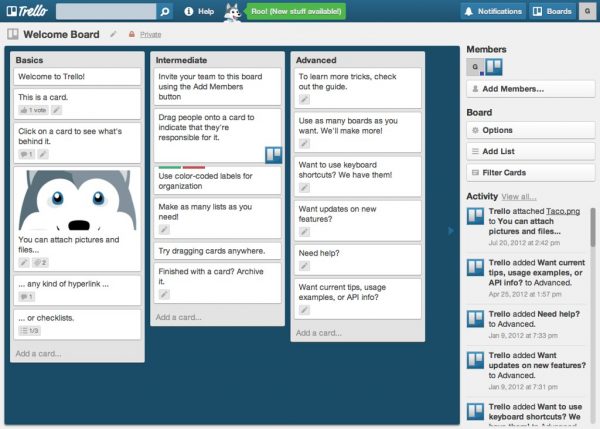 Phần mềm quản lý công việc Trello