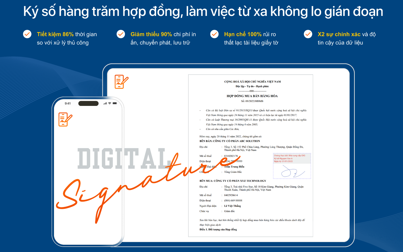 1SIGN – Giải pháp chữ ký số siêu việt của 1Office