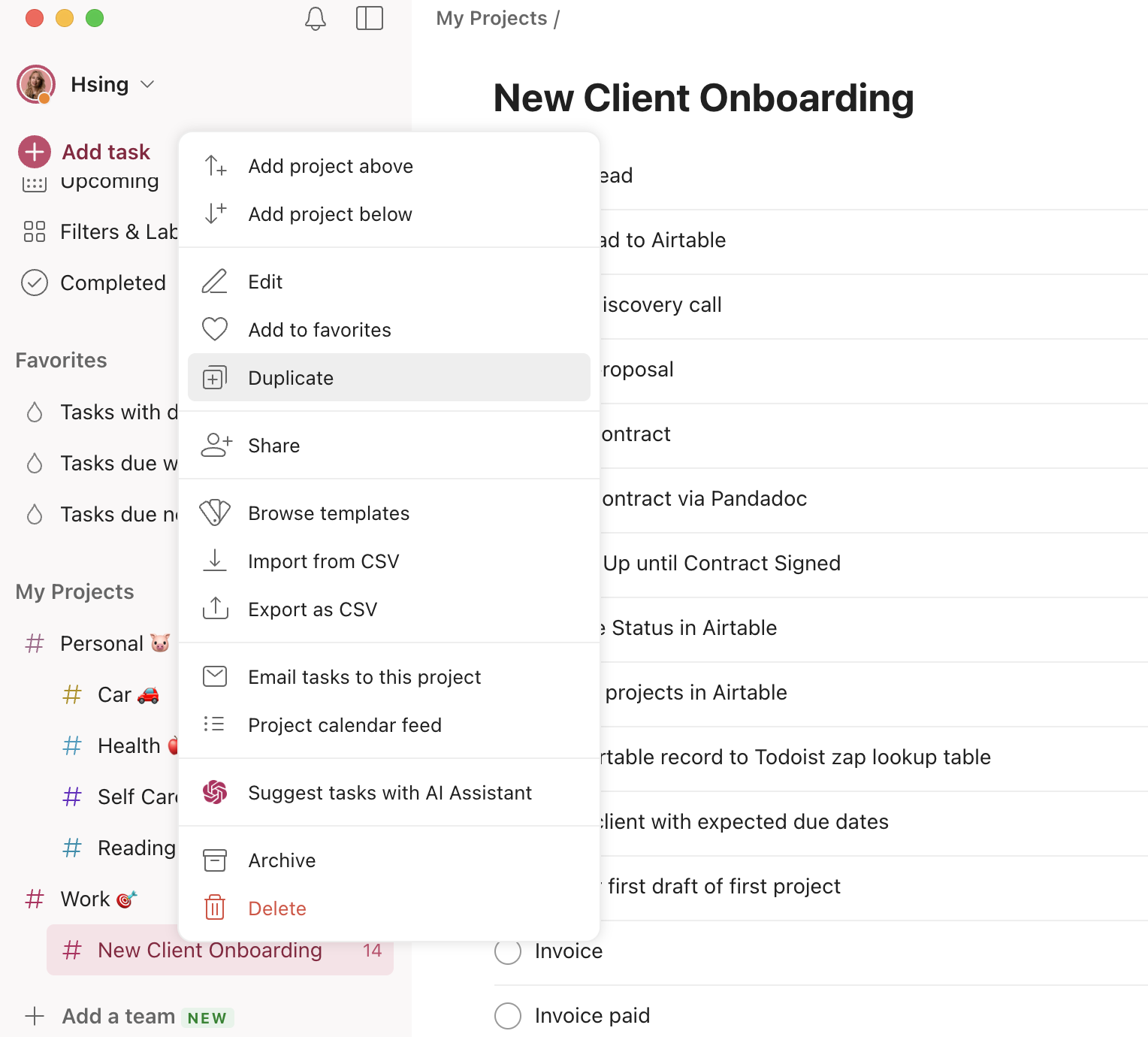 Todoist – Phần mềm quản lý công việc cá nhân đơn giản
