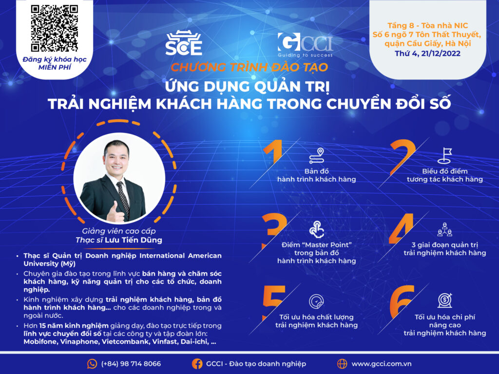 1Office đồng hành với GCCI cùng Sở Kế hoạch và Đầu tư Thành phố Hà Nội triển khai đào tạo "Ứng dụng Quản trị Trải nghiệm Khách hàng trong chuyển đổi số"