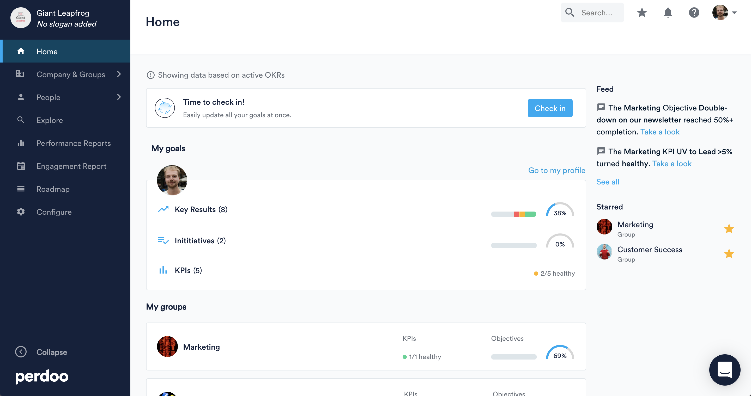 Perdoo – Công cụ quản lý mục tiêu và hiệu suất