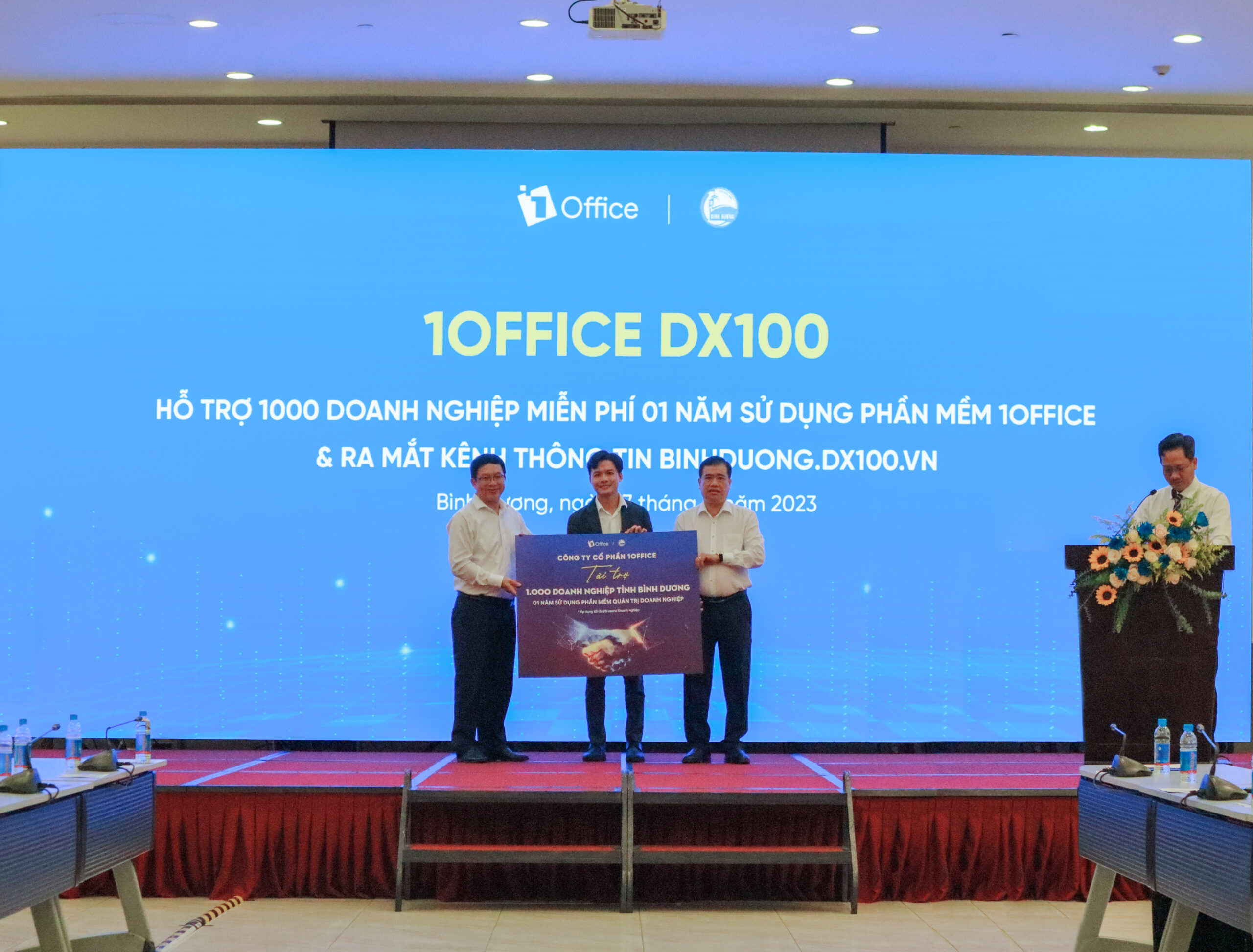 1Office hợp tác với Sở Công Thương và Sở TT&TT hỗ trợ 1000 doanh nghiệp tỉnh Bình Dương chuyển đổi số