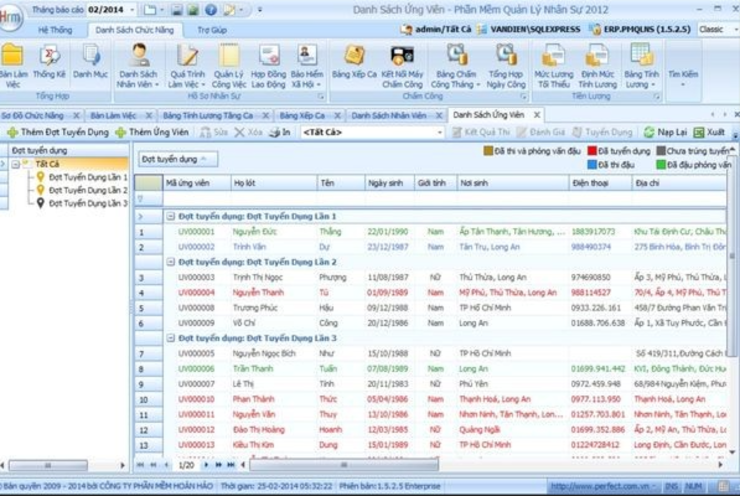 Phần mềm quản lý nhân lực HR-Manager