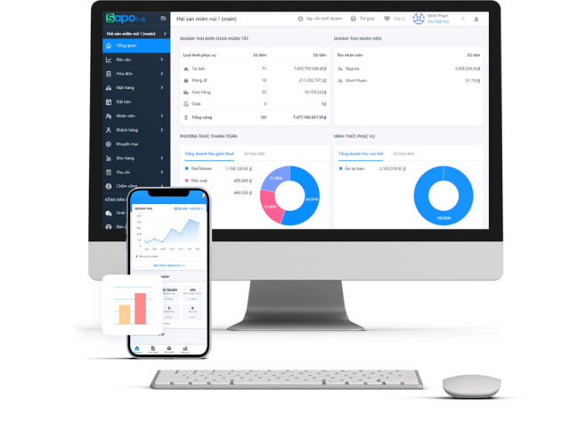 Phần mềm quản lý nhà hàng Sapo FnB