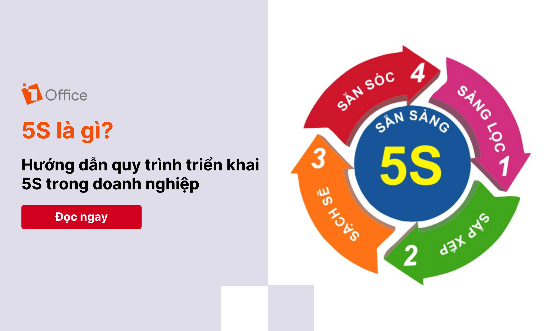 5S là gì? Hướng dẫn quy trình triển khai 5S trong doanh nghiệp