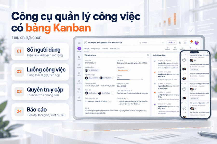 1Office - rà soát chức năng trên phiên bản hiện hành
