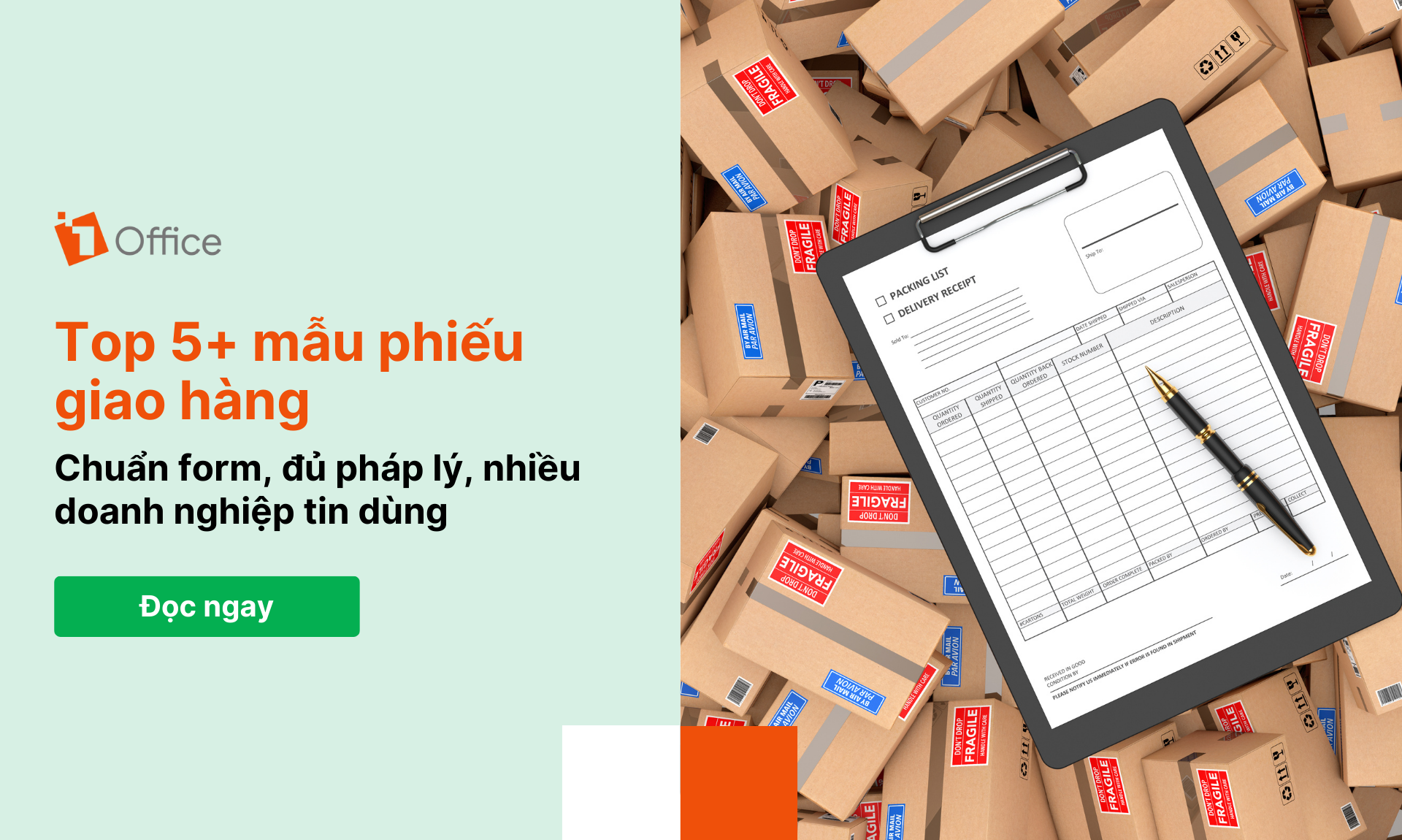 Top 5+ mẫu phiếu giao hàng chuẩn form nhiều doanh nghiệp tin dùng