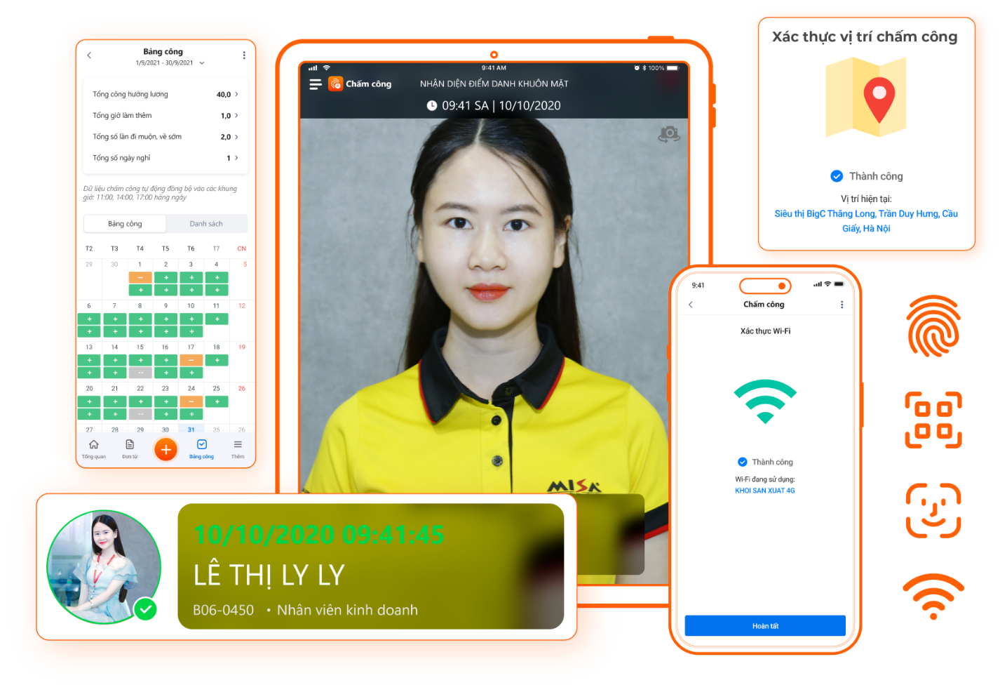 Phần mềm chấm công AMIS