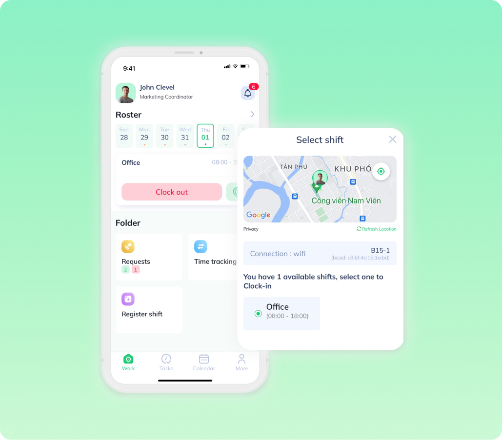 Phần mềm chấm công Tanca