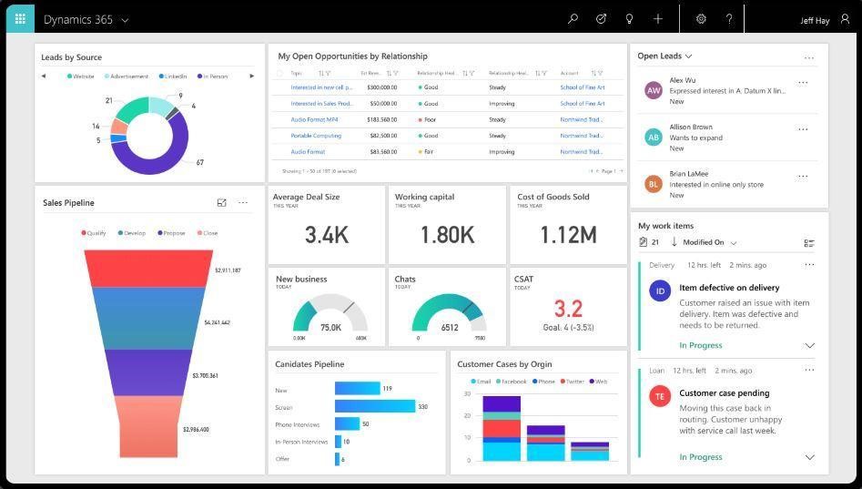 Phần mềm ERP Microsoft Dynamics 365