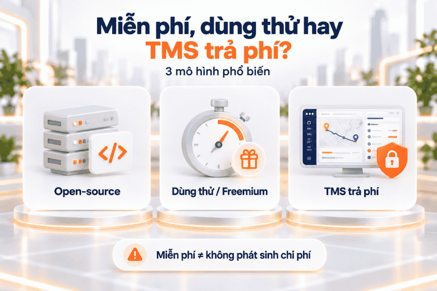 Chọn TMS miễn phí, dùng thử hay trả phí?