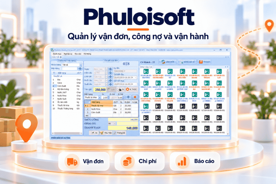 Phuloisoft – Quản lý vận đơn, công nợ và vận hành