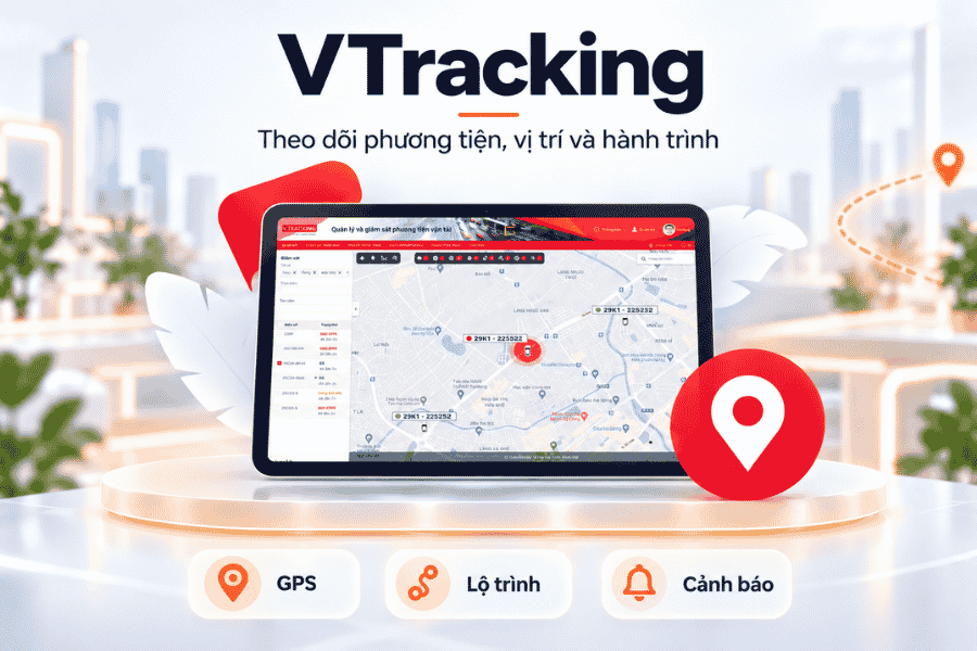 VTracking – Theo dõi phương tiện, vị trí và hành trình