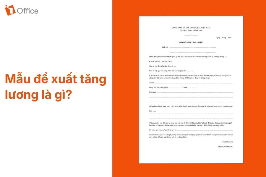 Mẫu đề xuất tăng lương là gì? Gồm những nội dung gì?