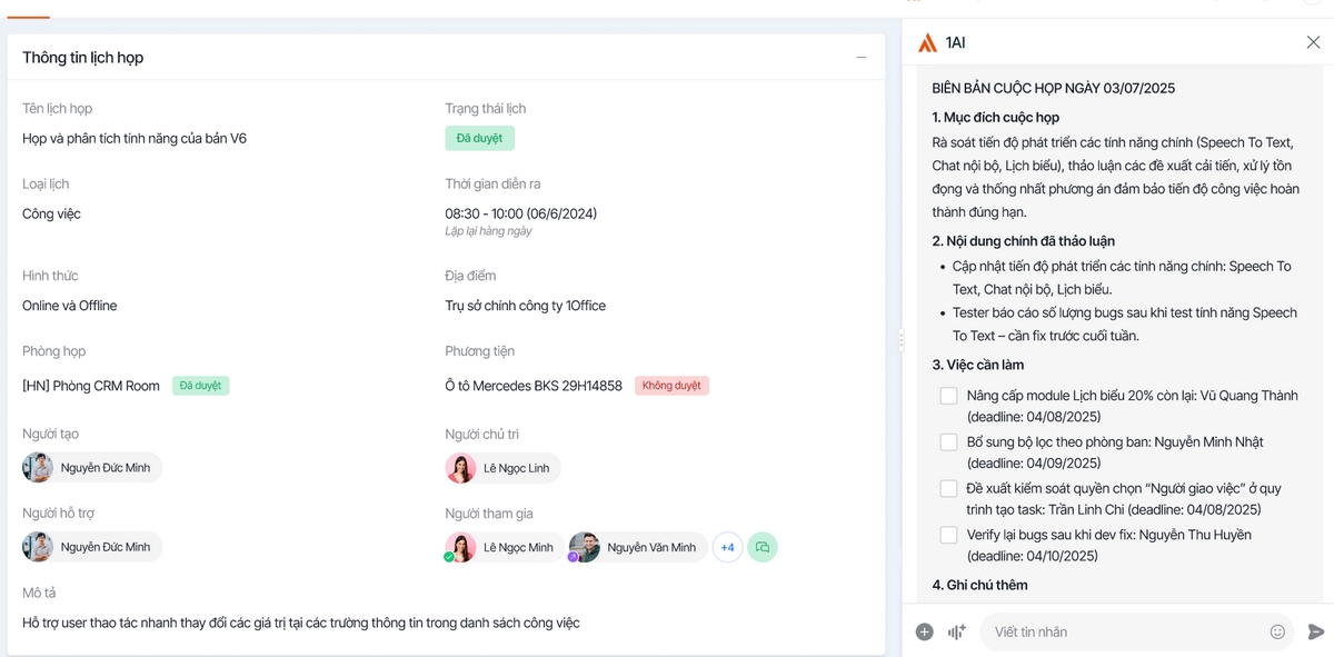 Vì sao doanh nghiệp nên sử dụng AI Meeting?