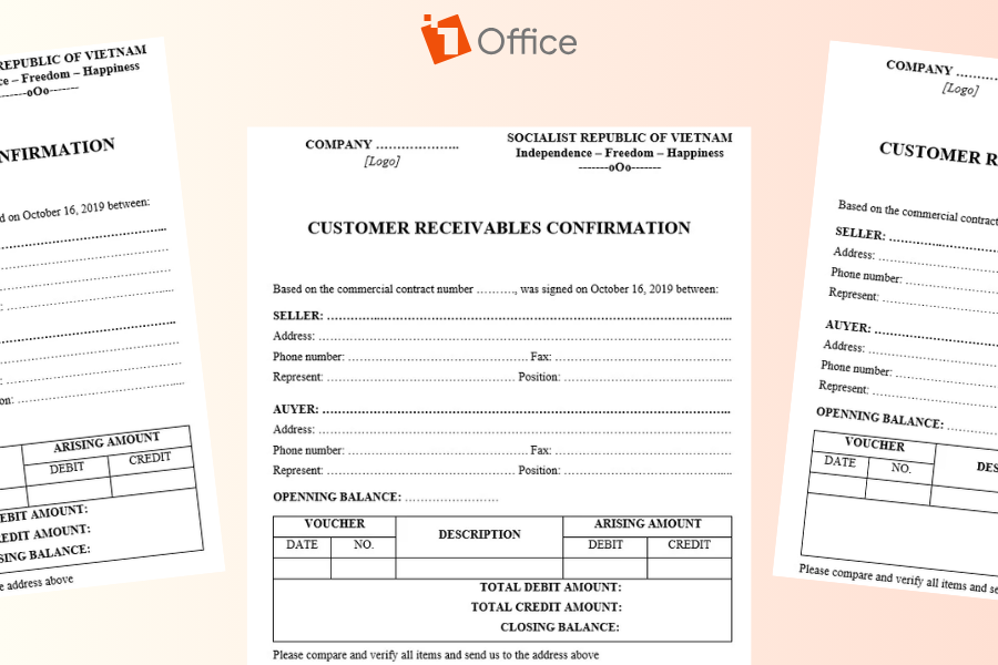 Mẫu biên bản đối chiếu công nợ tiếng Anh