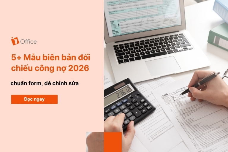 Mẫu biên bản đối chiếu công nợ chuẩn form (Tải miễn phí)
