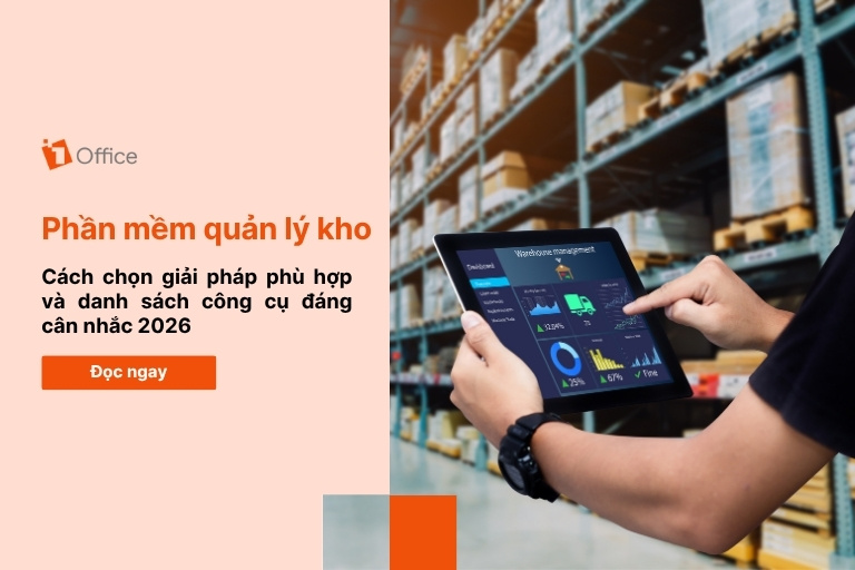 Banner giới thiệu cách chọn giải pháp và danh sách phần mềm quản lý kho đáng cân nhắc 2026