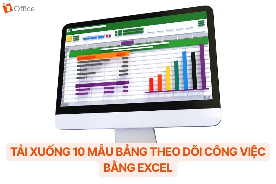 Màn hình máy tính hiện excel