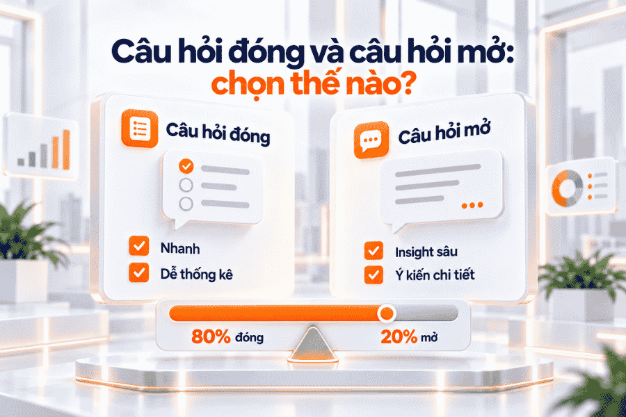Câu hỏi đóng và câu hỏi mở: chọn thế nào?