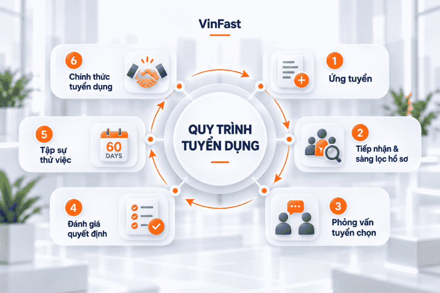 Sơ đồ tuyển dụng Vinfast