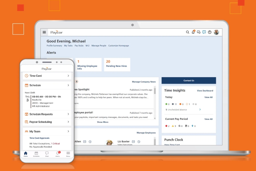 Phần mềm quản lý nhân sự Paycor