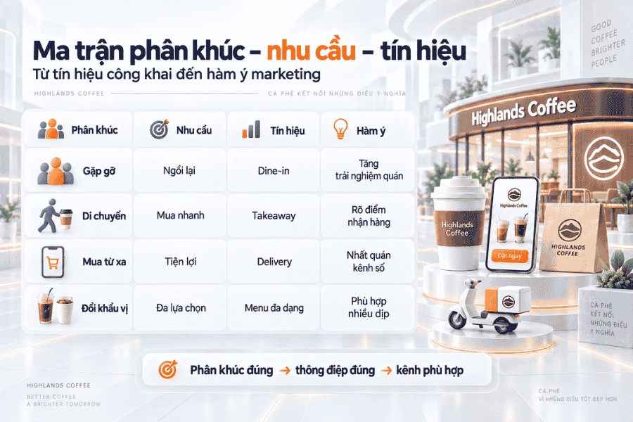 Ma trận phân khúc – nhu cầu – tín hiệu