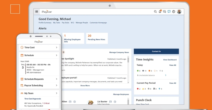 Phần mềm nhân sự Paycor