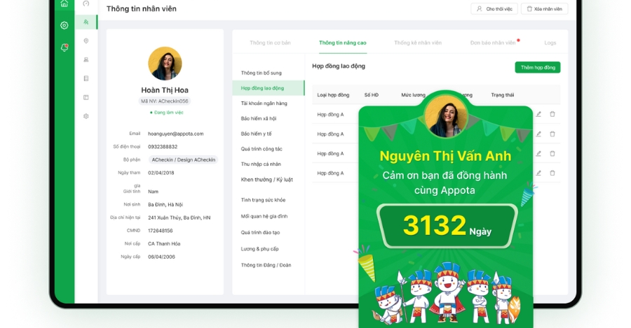 Phần mềm HRM ACheckin