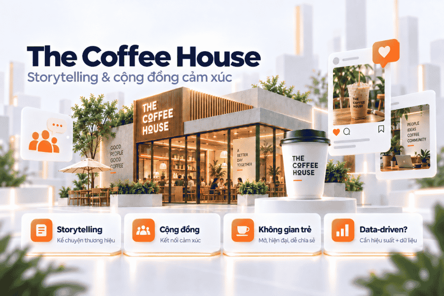 The Coffee House – Mạnh về storytelling và xây dựng cộng đồng cảm xúc