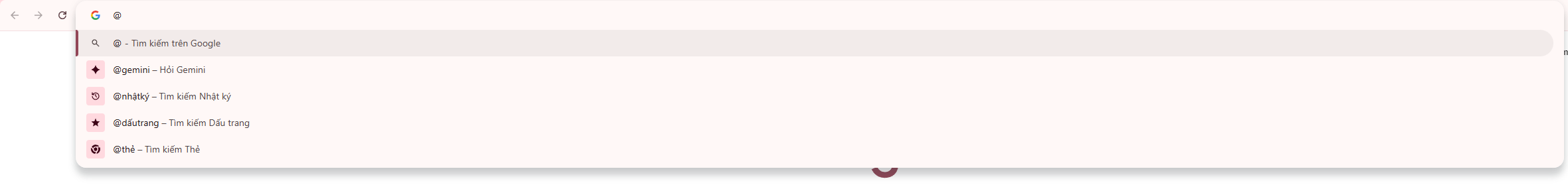 Dùng Gemini trong thanh địa chỉ chrome