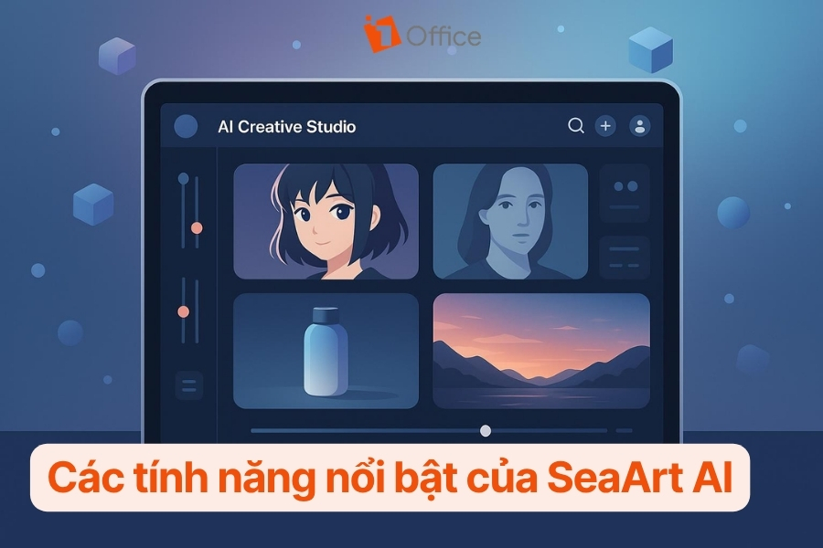 Giao diện màn hình máy tính với nội dung AI