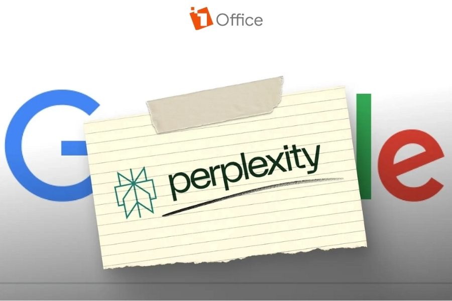 Một tờ giấy dán có chữ Perplexity