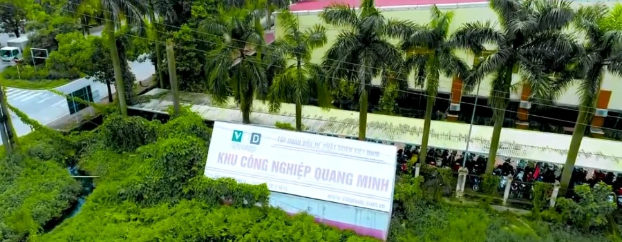 Cơ sở hạ tầng tiện ích đẳng cấp tại kcn Quang Minh