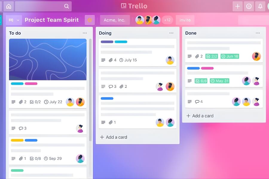 Ứng dụng quản lý công việc Trello