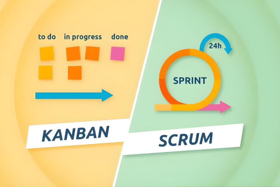 So sánh Kanban và Scrum