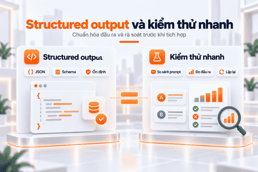Dùng dữ liệu hư cấu, đặt tiêu chí rõ ràng và đối chiếu kết quả trước khi thử thêm tệp hoặc dữ liệu đa phương thức.