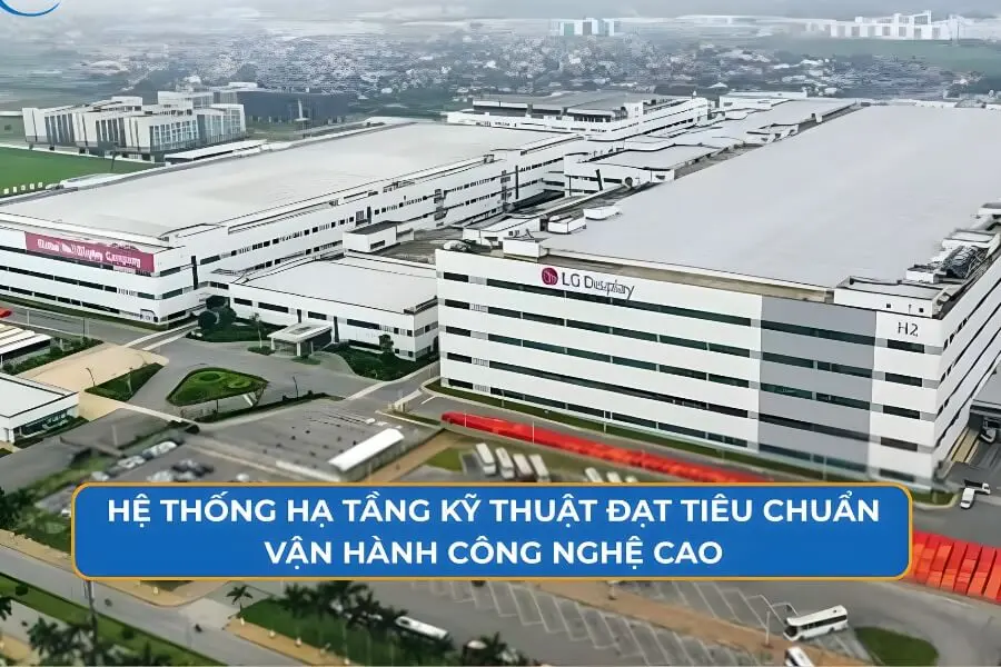 Hạ tầng kỹ thuật đồng bộ và hiện tại KCN Tràng Duệ
