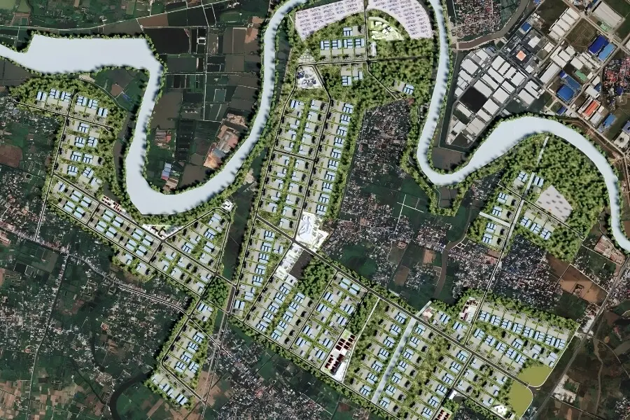 Hình ảnh thực tế khu công nghiệp Tràng Duệ giai đoạn 3