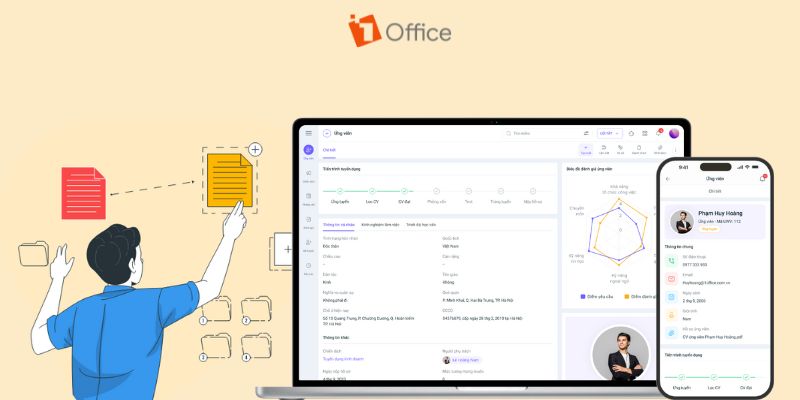 1HRM giải quyết bài toán điều chuyển nhân sự thuận tiện cho doanh nghiệp