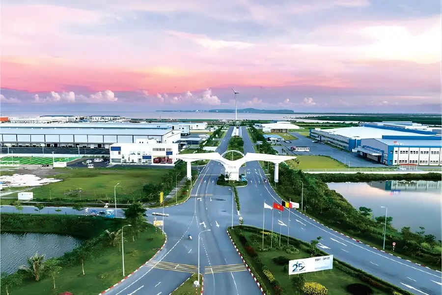 Vị trí và quy mô khu công nghiệp Tràng Duệ