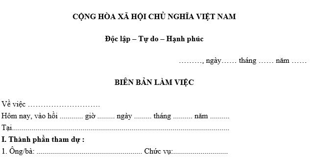 Biên Bản Làm Việc Giữa 2 Bên Là Gì? Định Nghĩa và Bản Chất Pháp Lý