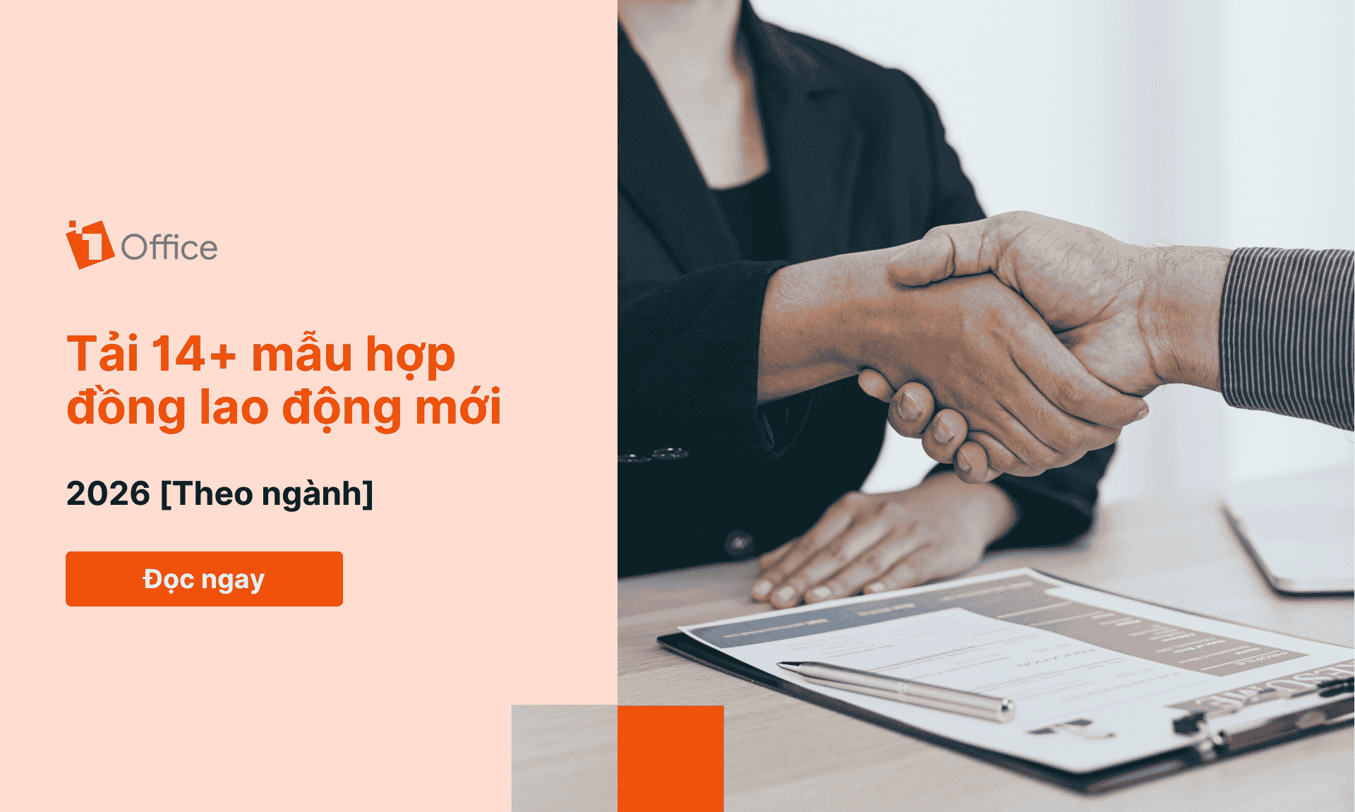 Tổng hợp 14+ mẫu hợp đồng lao động mới 2026 [Theo ngành]