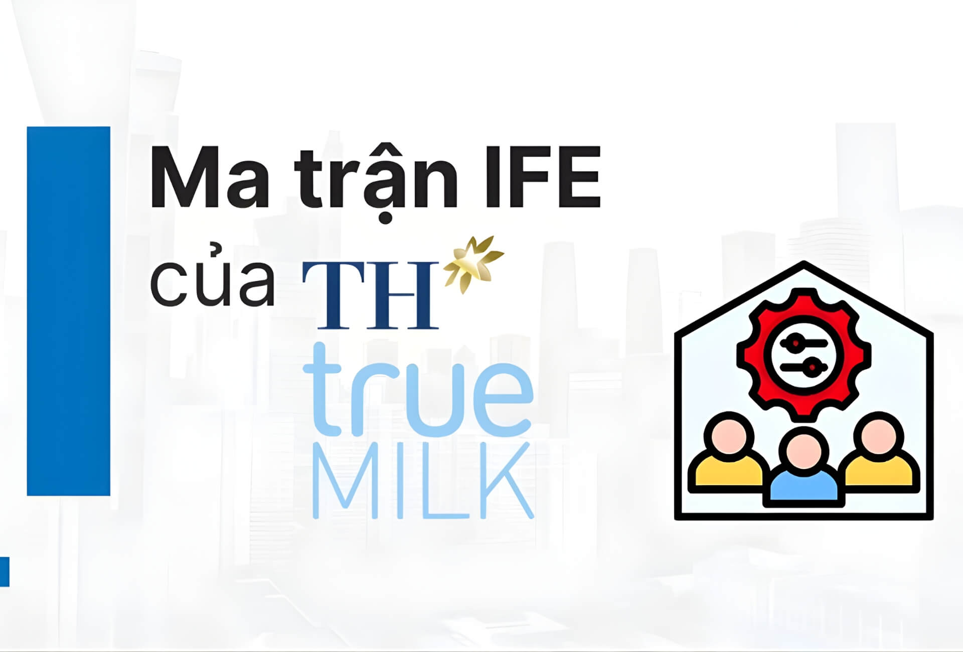 Ma trận ife của TH True Milk