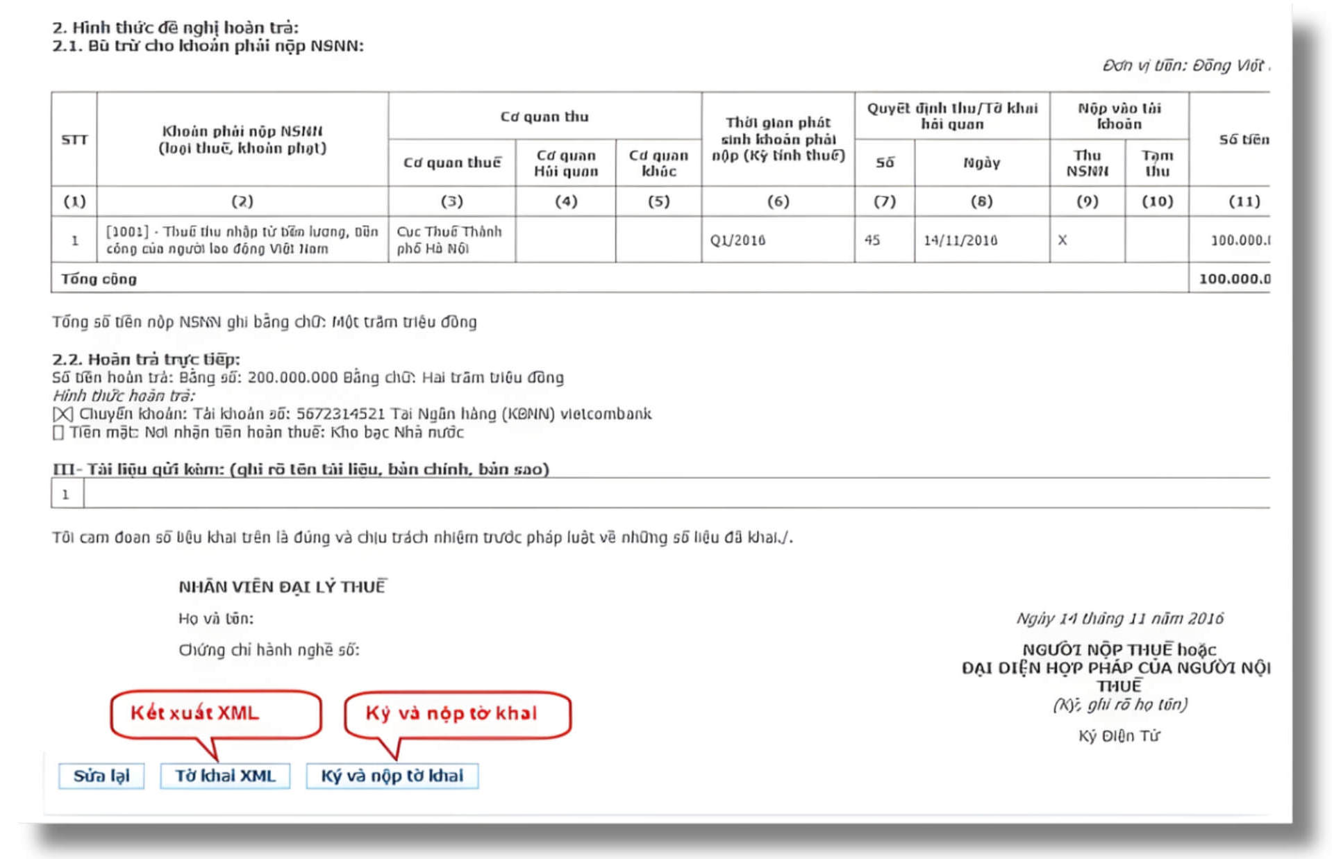Hình minh hoạ bước 8 - hoàn thuế thu nhập cá nhân
