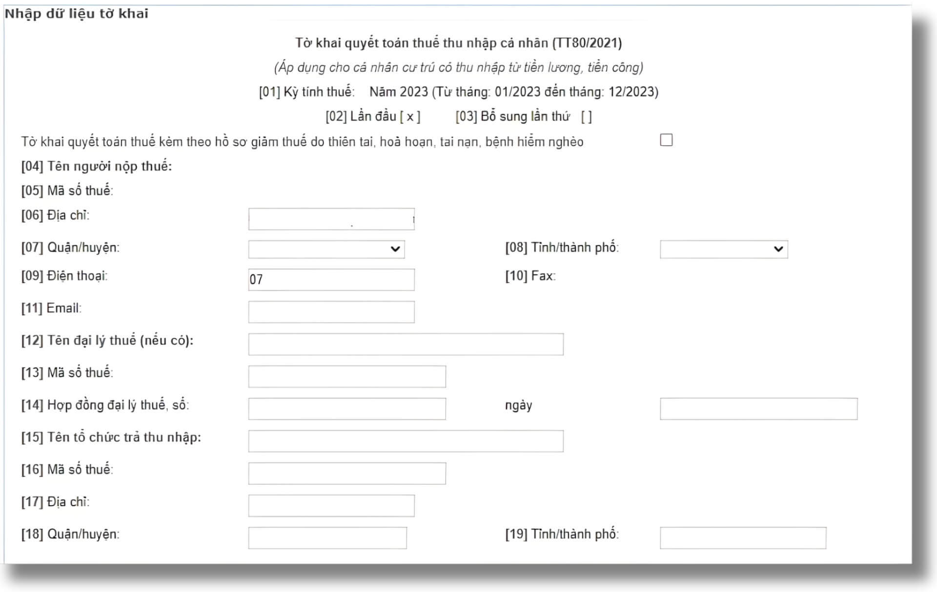 Hình minh hoạ bước 6 hoàn thuế thu nhập cá nhân