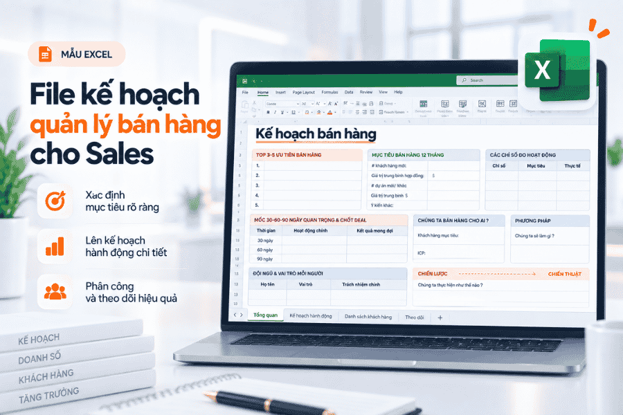 File kế hoạch quản lý bán hàng cho Sales