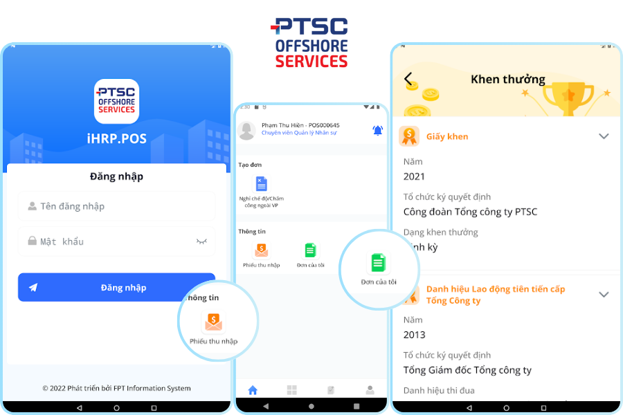 Giao diện demo của FPT.iHRP không chỉ đơn thuần là phần mềm quản lý nhân sự