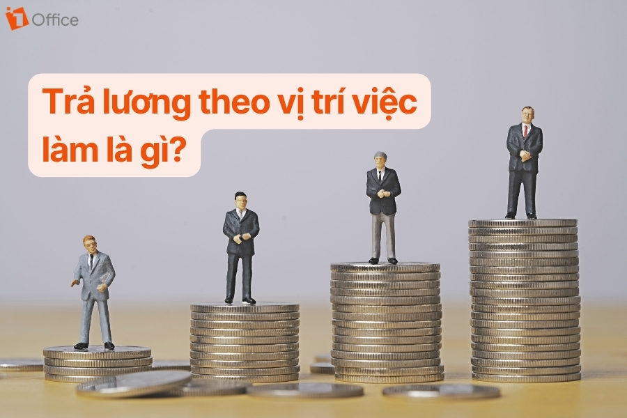 giao diện 4 người khác nhau đang đứng trên từng chồng đồng xu khác nhau, từ thấp đến cao