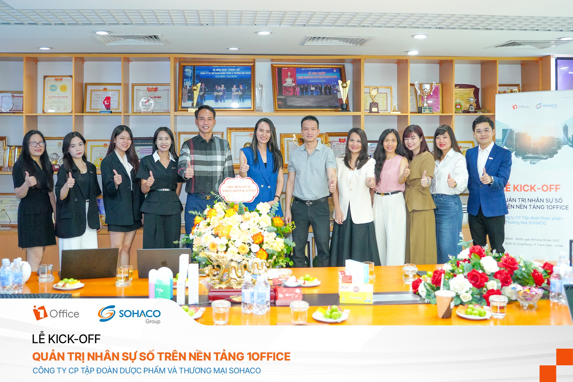 Sohaco Group chuẩn hóa quy trình tính lương cho hơn 1.000 nhân sự với 1HRM Tính Lương